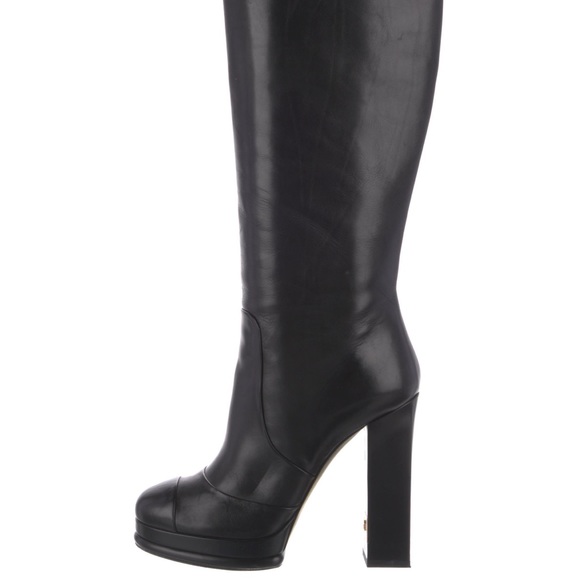 Chanel black boots size 38 - Picture 3 of 7